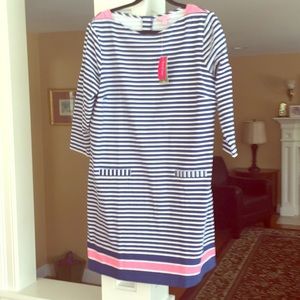 Lilly Pulitzer Guava Melon Garden Stripe Shift